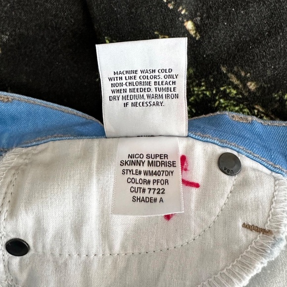 HUDSON LA | Midrise Nico | Women's size 26 | Palm Tree Design | RN 107906 - Picture 7 of 8